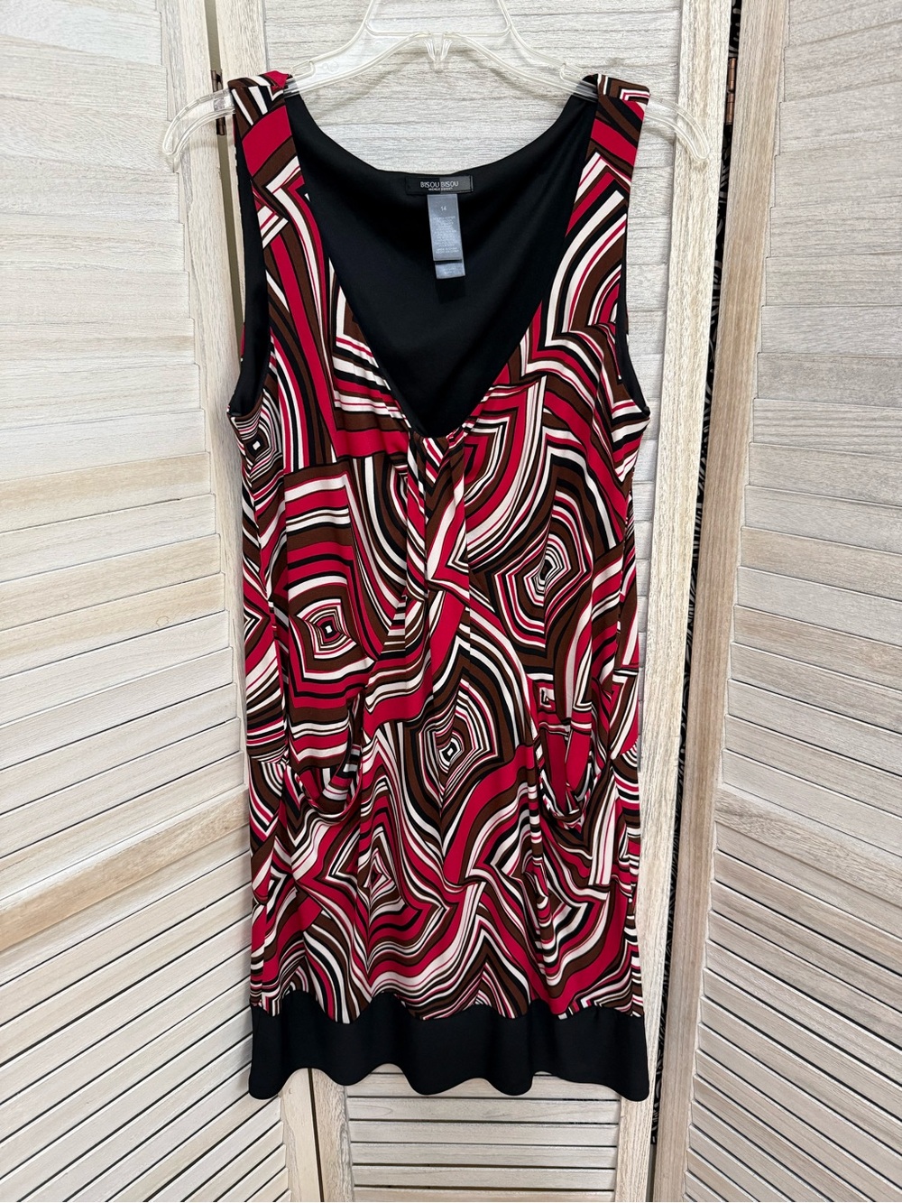 Bisou Bisou Black Apparel Label Tag